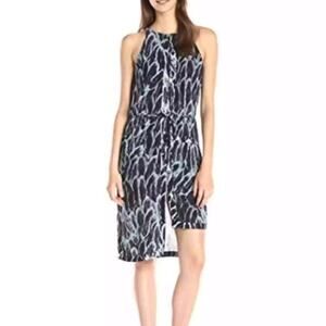 Halston Heritage Feather Vulcan Dress Size 8